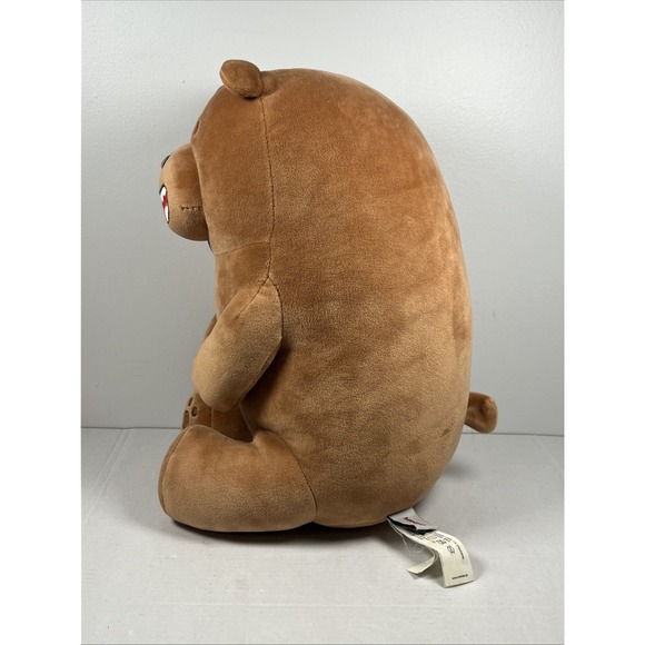 Cartoon Network We Bare Bears Brown Bear Plush 12" Miniso - Picture 4 of 6